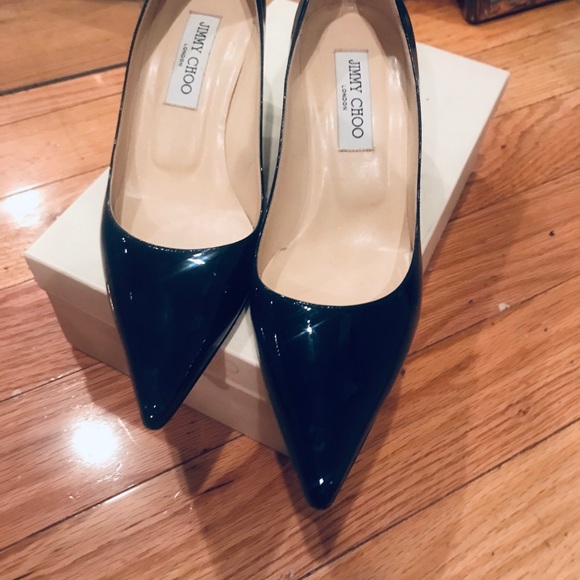 Jimmy choo navy patent aurora pumps - Picture 8 of 8